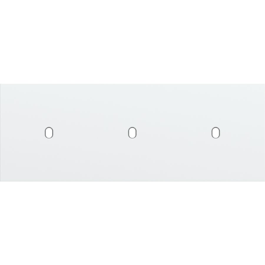 Afdekplaat 3-voud horiz. 71mm centerafst. 154-57701