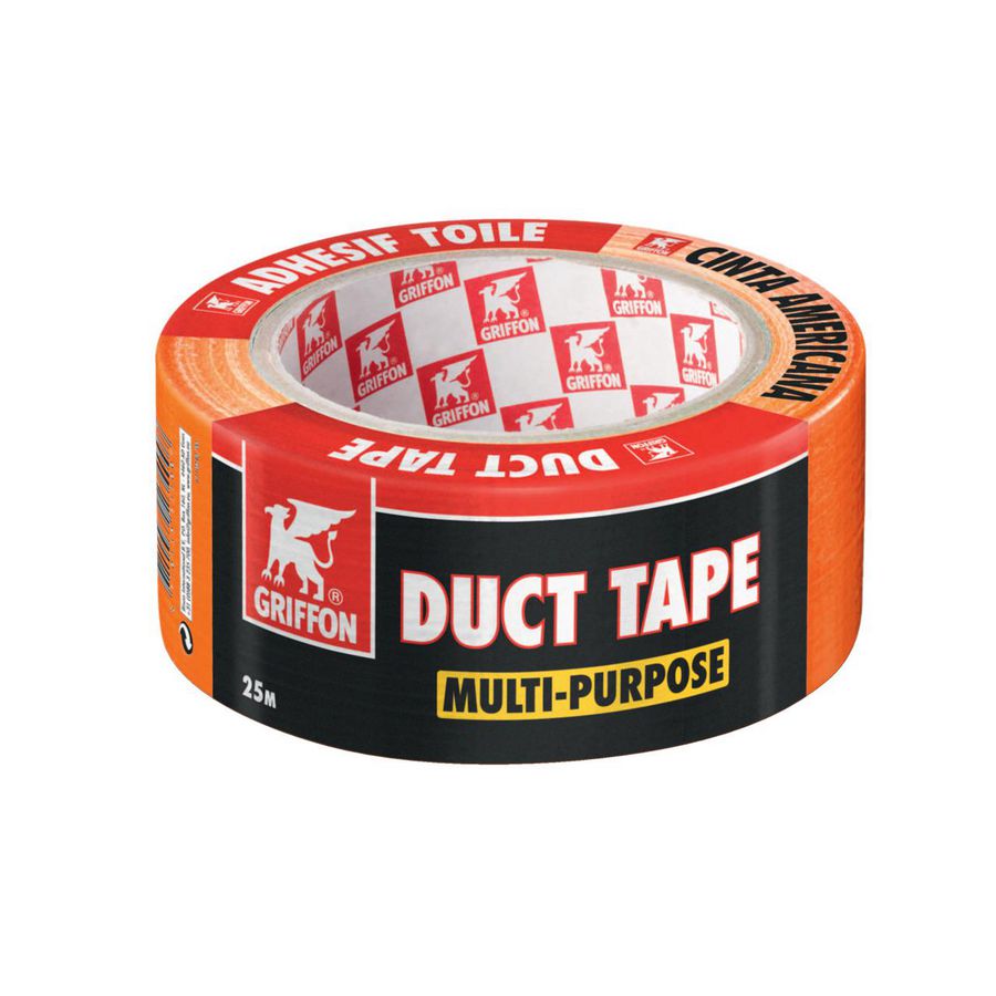 Duct Tape Multi-Purpose oranje 48mm rol 25m VVE=24