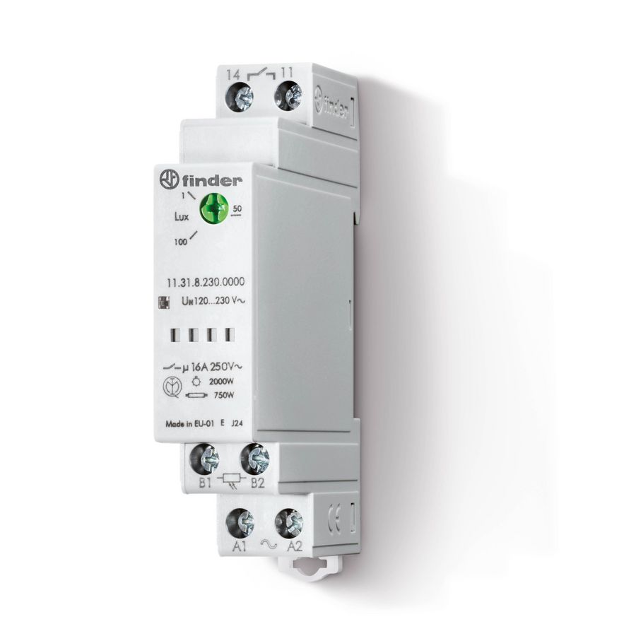 Schemeringsschakelaar/sensor 1M 16A 230V AC 11.31.8.230.0000
