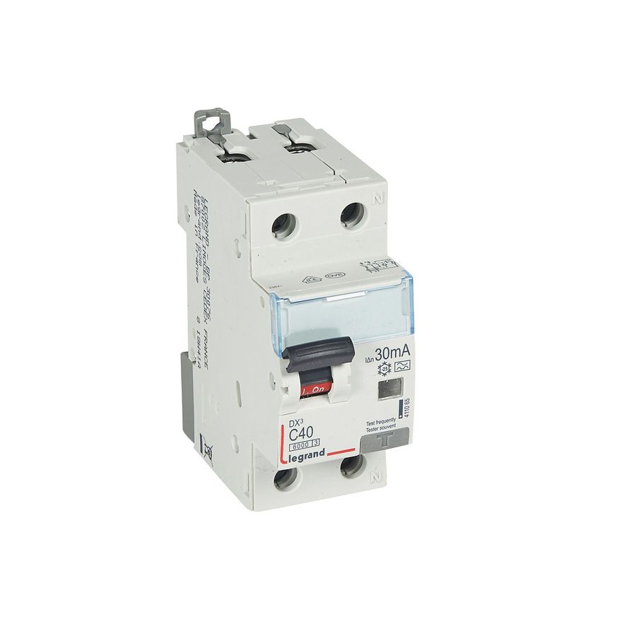 Aardlekautomaat DX3 1P+N C40A 6000A 30mA