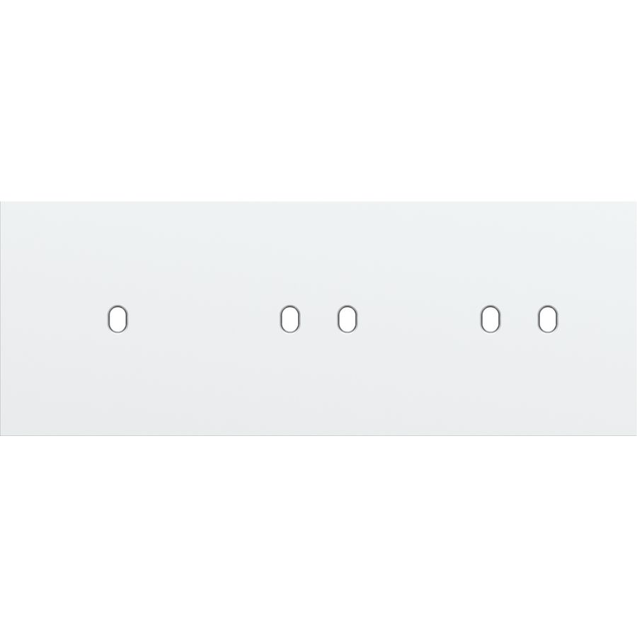 Afdekplaat 3-voud horiz. 71mm centerafst. 154-57703