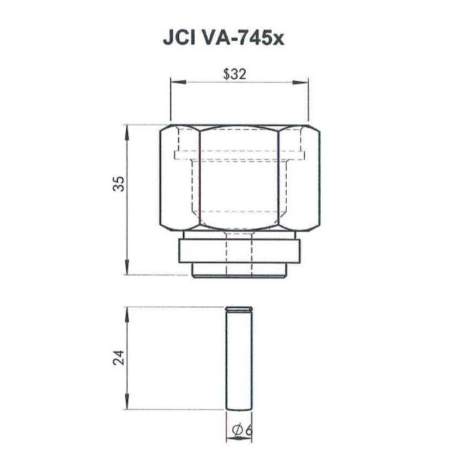 Adapter KT/KTM DN 15-50 JCI VA-745x