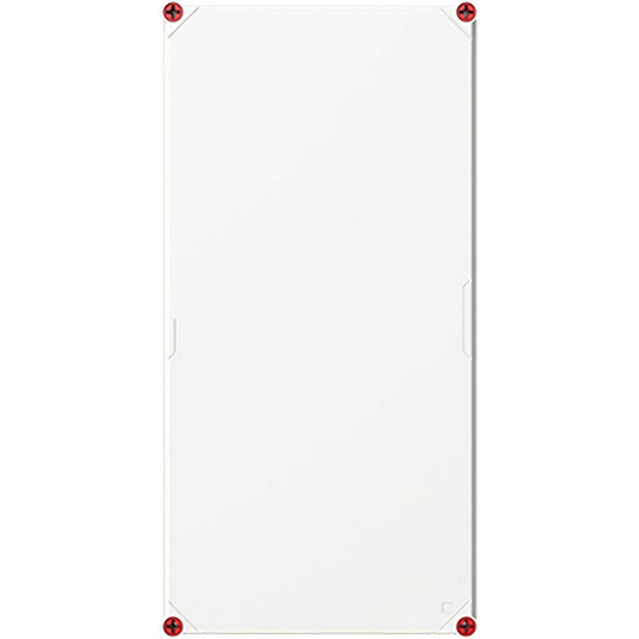 Installatiekast VMS 63 deksel GRIJS INCL. SLUITING ROOD