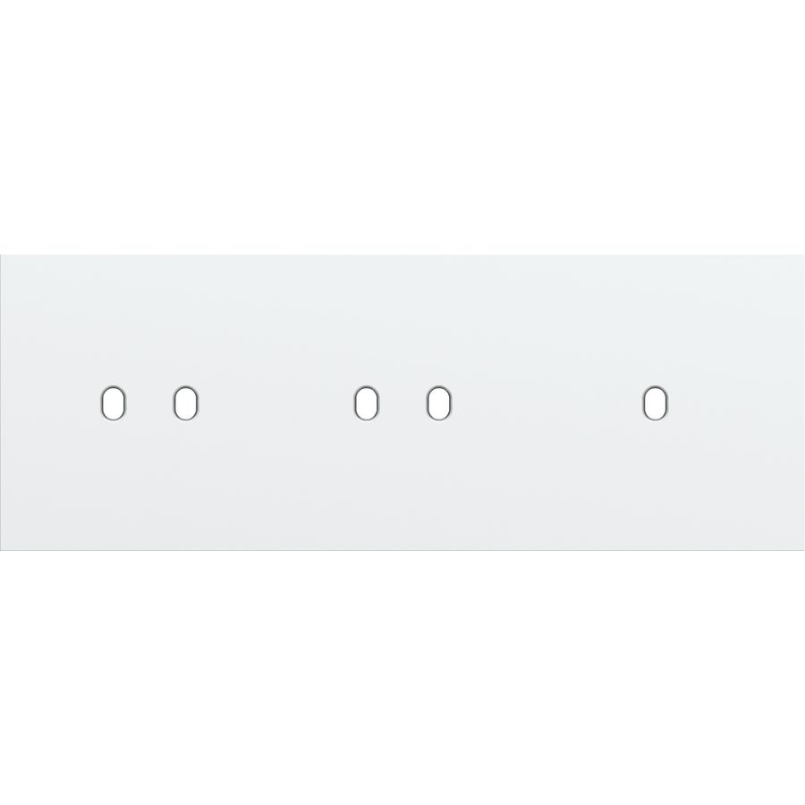 Afdekplaat 3-voud horiz. 71mm centerafst. 154-57704