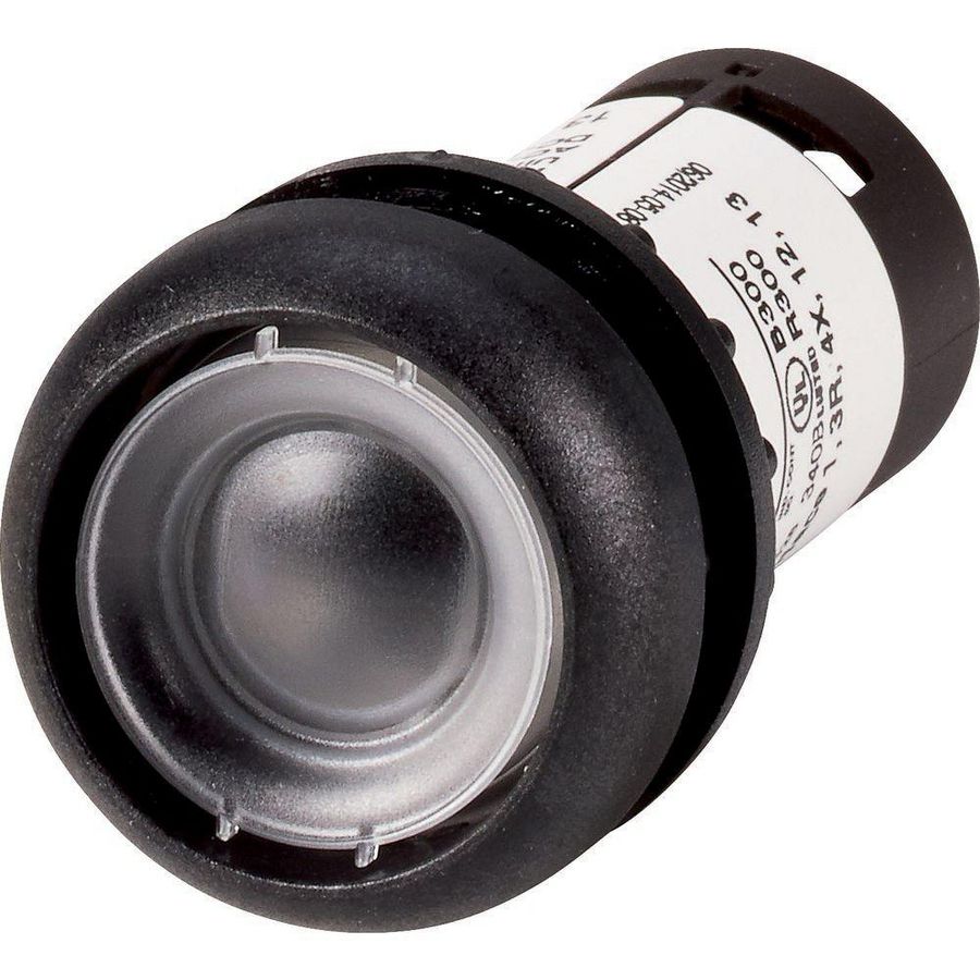 Drukknop compact vlak zonder toetsplaat terugverend 0no/1nc
