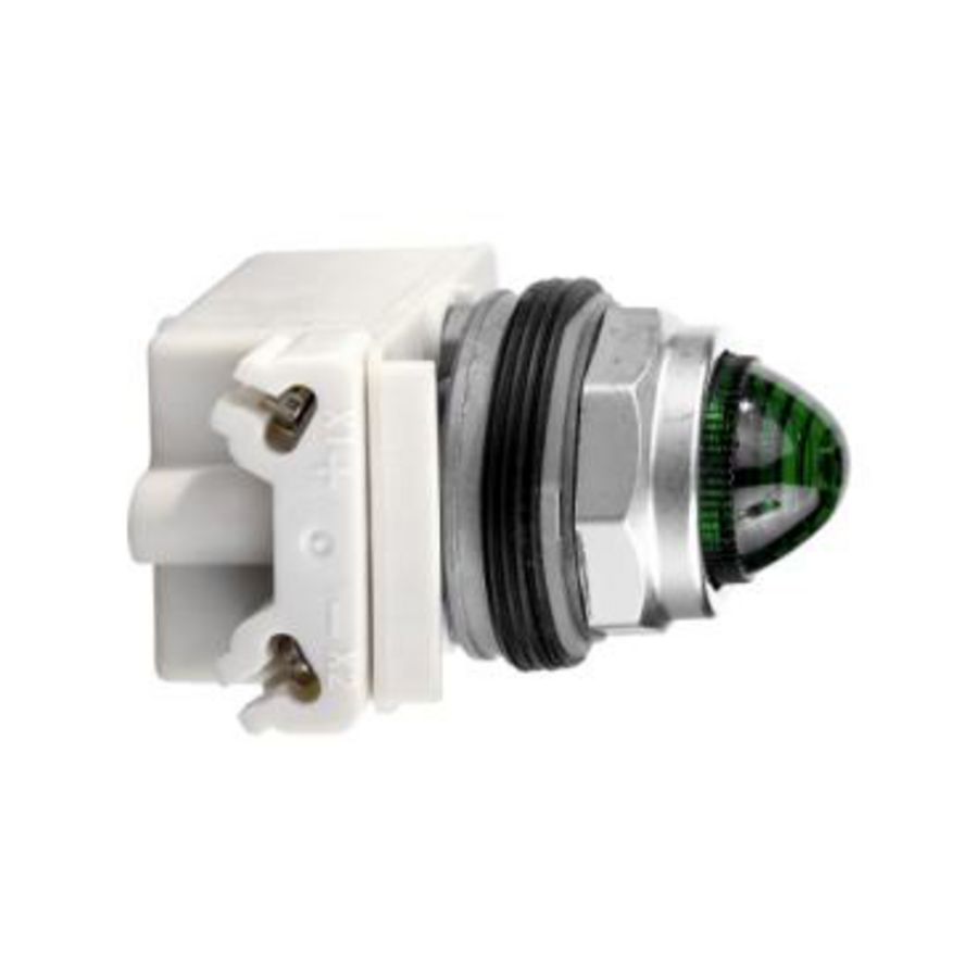 Signaallamp 24-28V 30mm LED BA9S Koepel lens Harmony 9001K