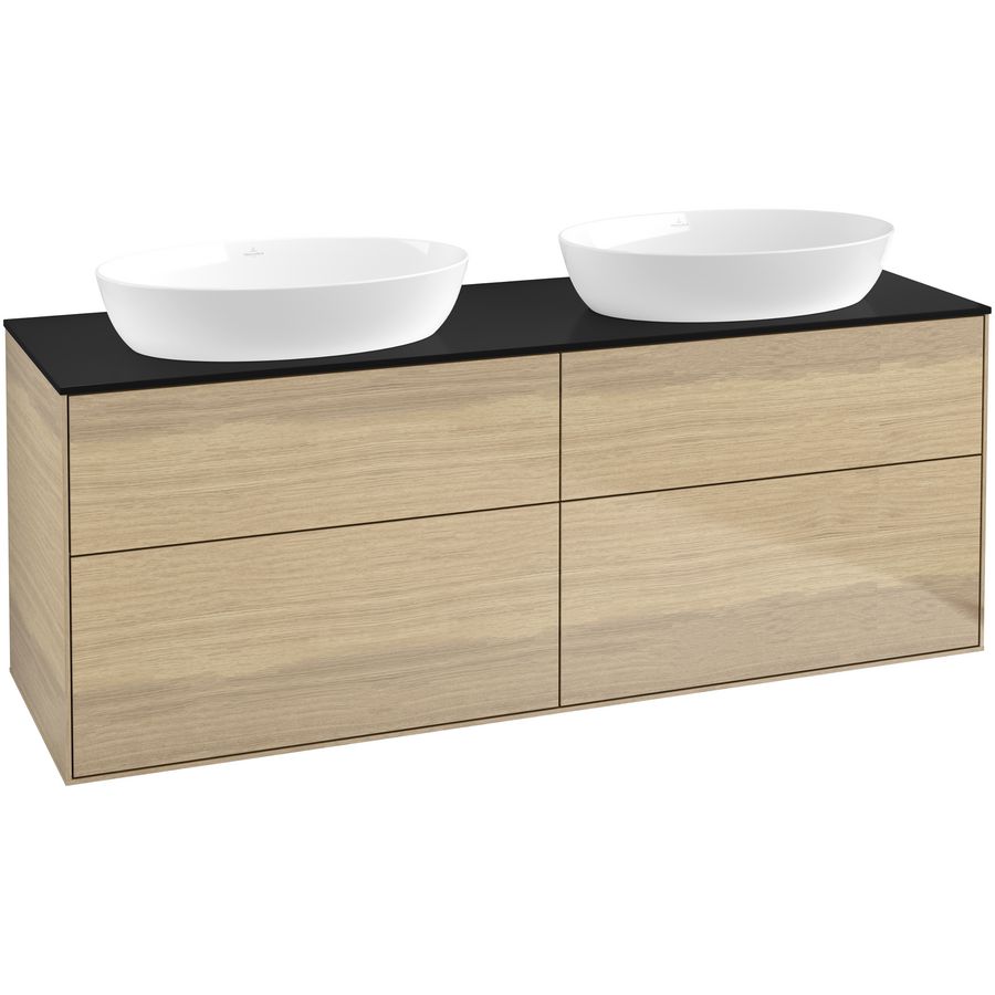 Wastafelonderkast Finion 1600x603x501mm Oak Veneer GA8200PC