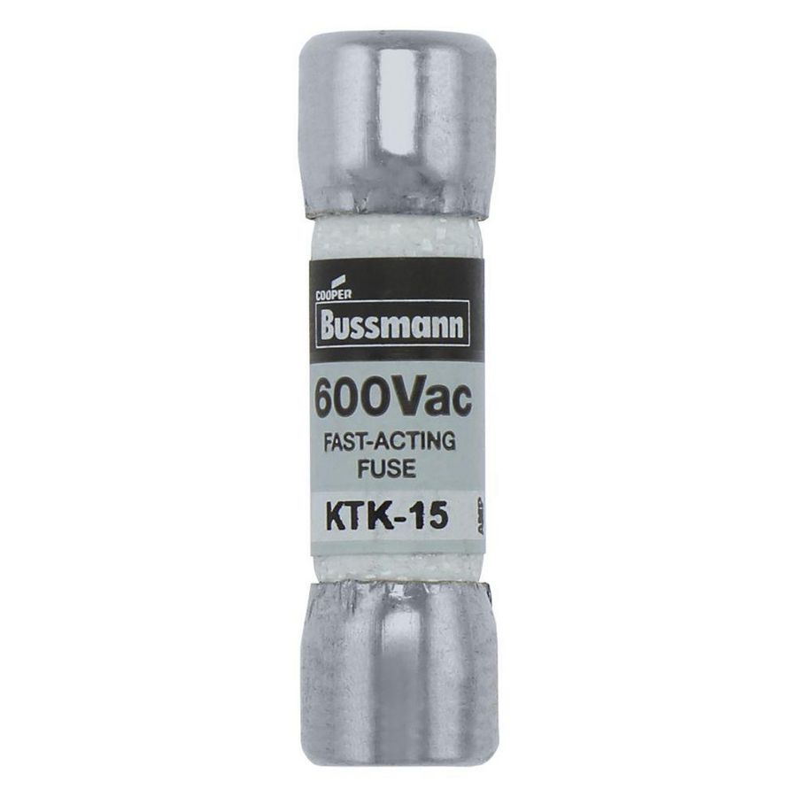 Zekering laagspanning 15A AC 600V 10x38mm UL CS VVE=10