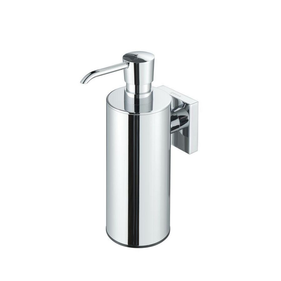 Zeepdispenser 200ml. met wandhouder chroom NELIO