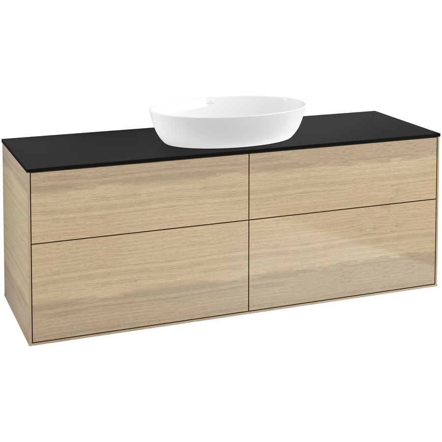 Wastafelonderkast Finion 1600x603x501mm Oak Veneer GA9200PC