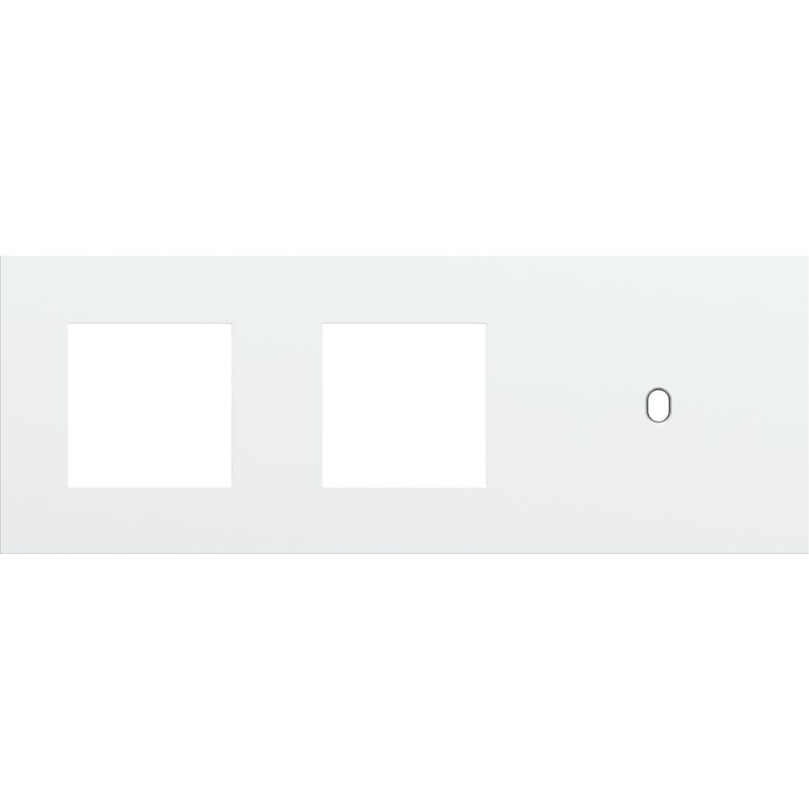 Afdekplaat 3-voud horiz. 71mm centerafst. 154-57706