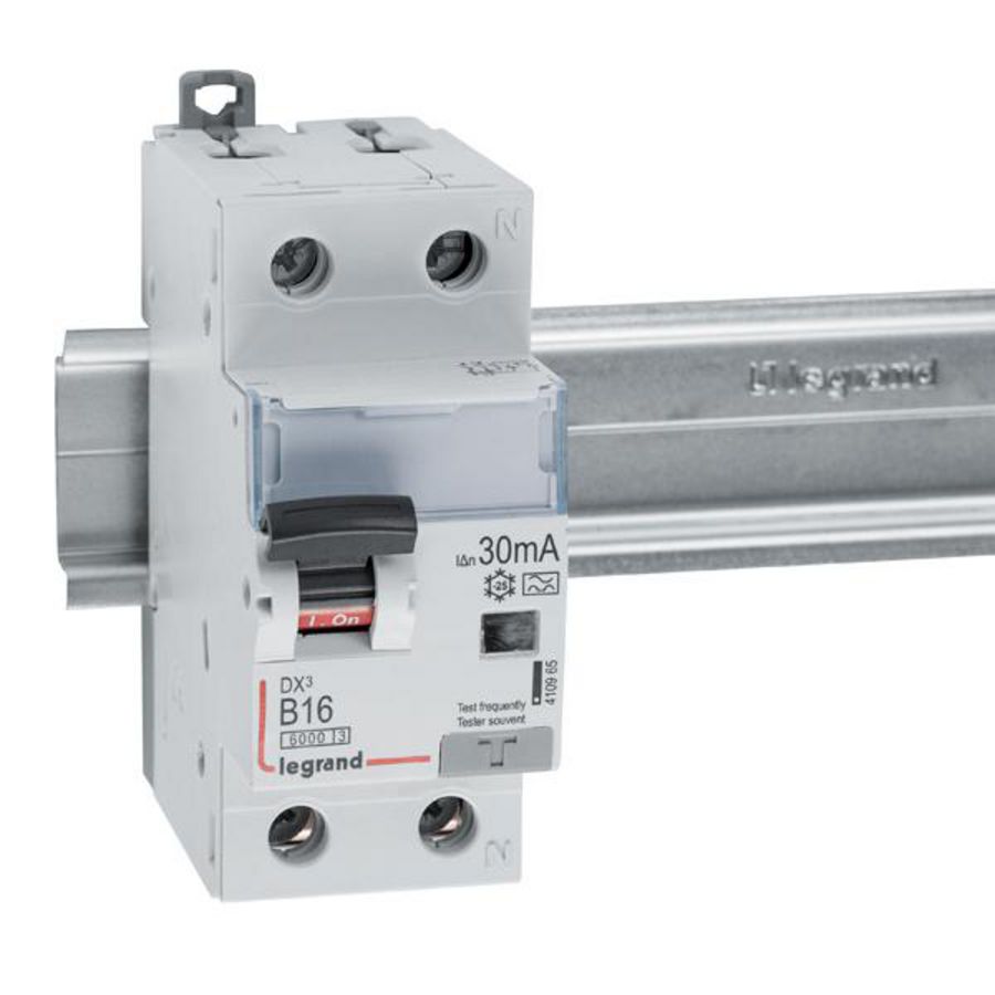 Aardlekautomaat DX3 1P+N B16A 6000A 30mA