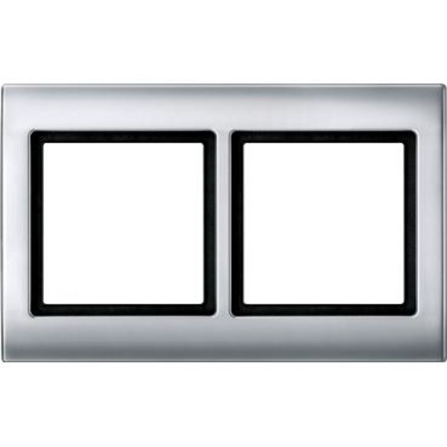 Afdekraam 2-voudig Aluminium IP44 Aquadesign