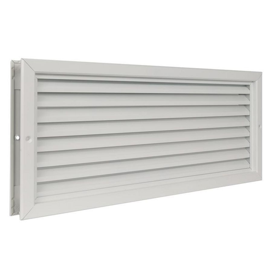 ALU deurrooster 545x245mm wit