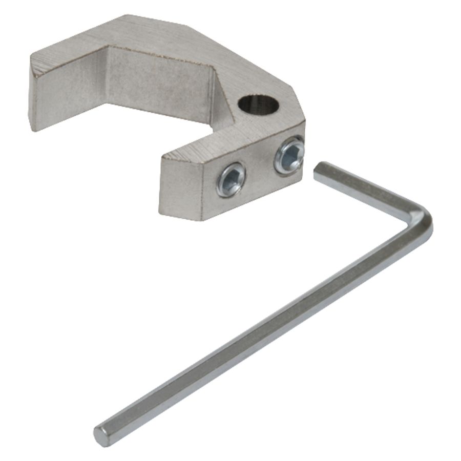Aardklem tbv designradiator klembereik 24mm (voor op kraanwartelmoer)