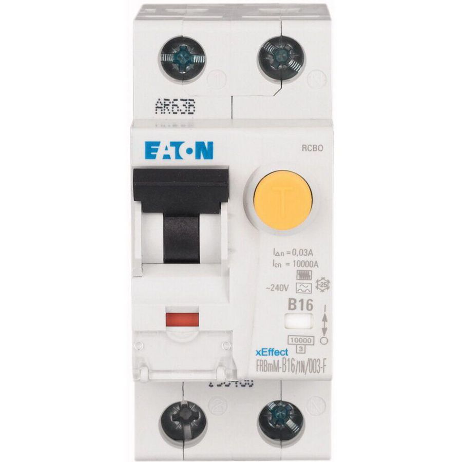 Aardlekautomaat (RCBO) FRBmM 1P+N 40A C-karakteristiek  100mA 10kA F