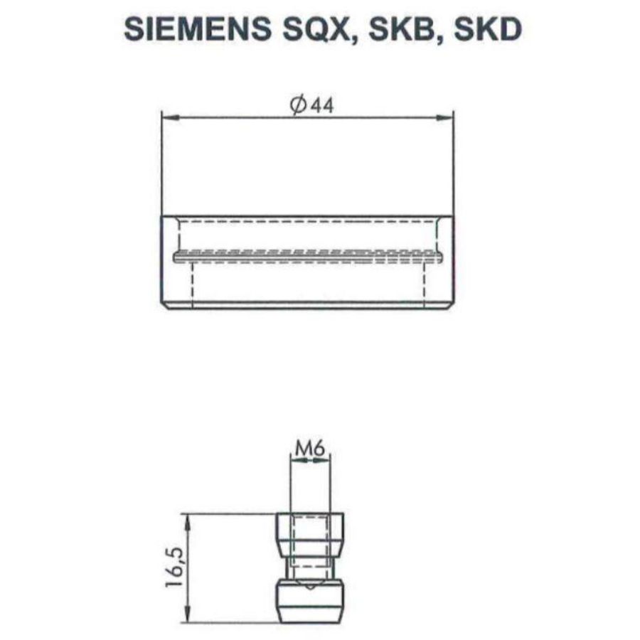 Adapter tbv KTM Siemens SQX tbv 65 t/m 125