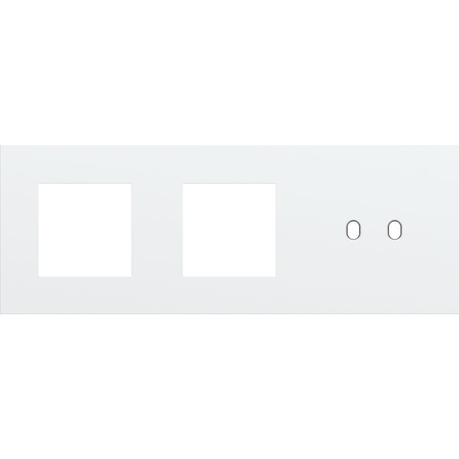 Afdekplaat 3-voud horiz. 71mm centerafst. 154-57708