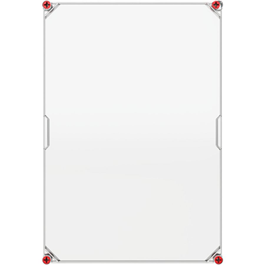Installatiekast VMS 64 deksel transparant sluiting rood
