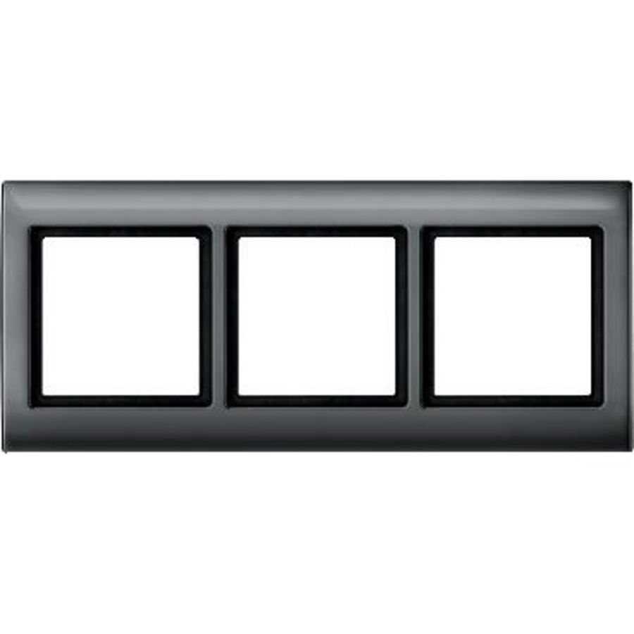 Afdekraam 3-voudig Antraciet IP44 Aquadesign