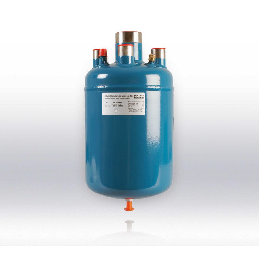 Vloeistofafscheider FA 28mm soldeeraansluiting 3,5ltr. + warmtewiss.