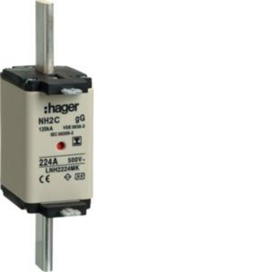 Mespatroon NH2C 224A 500V gG combimelder geisoleerd VVE=3