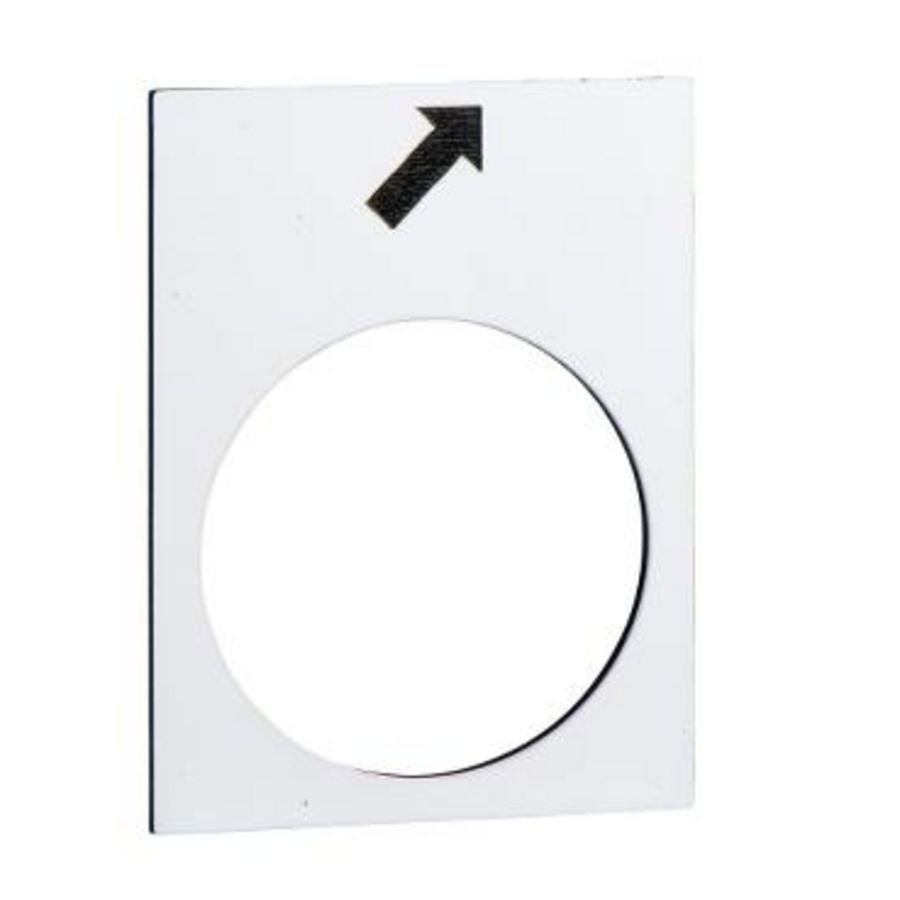 Etiket 30x40mm Markering symbool Wit Harmony XAC