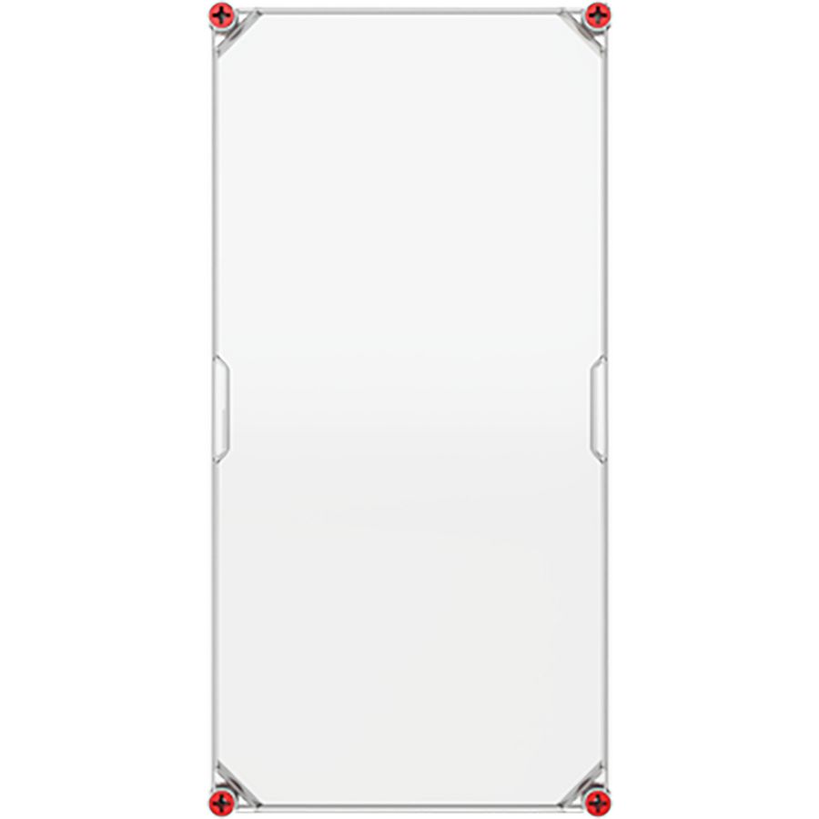 Installatiekast VMS 63 deksel transparant sluiting rood