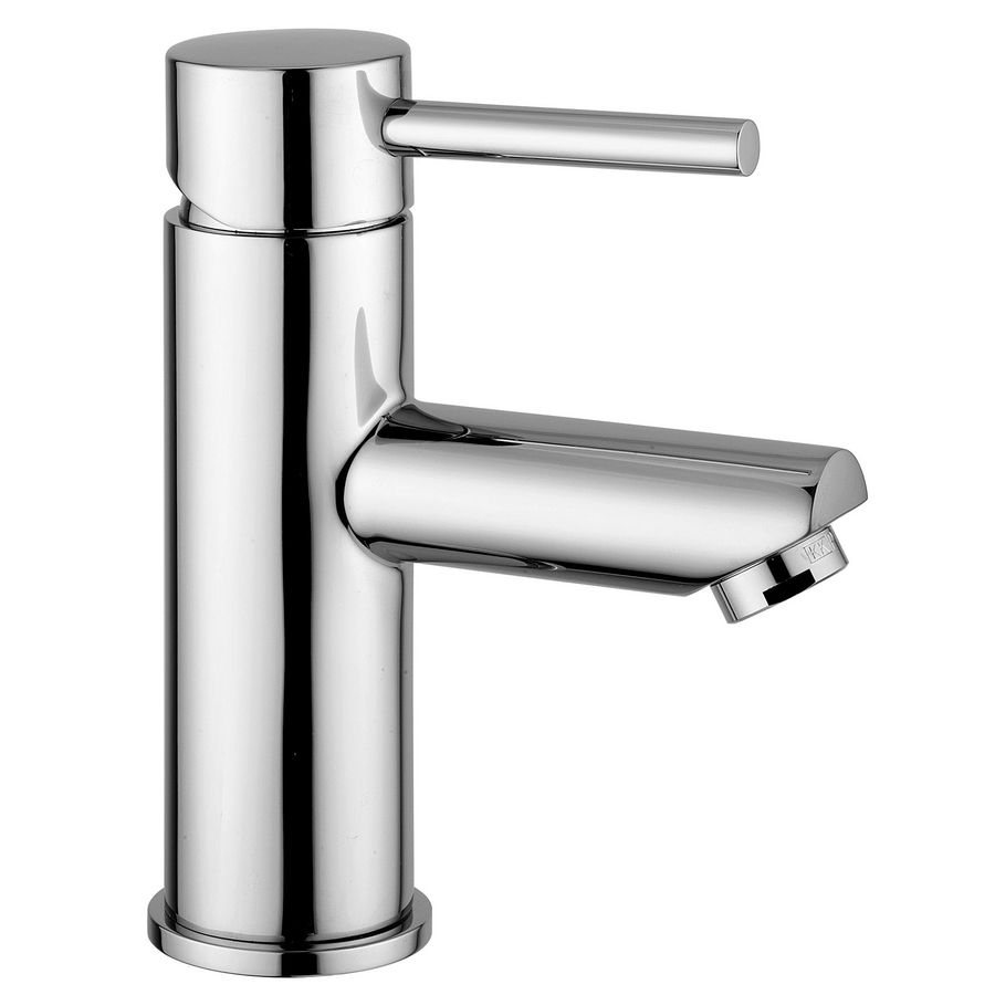 Wastafelmengkraan STICK met waste-inrichting 1.1/4" SK075HST RVS-look