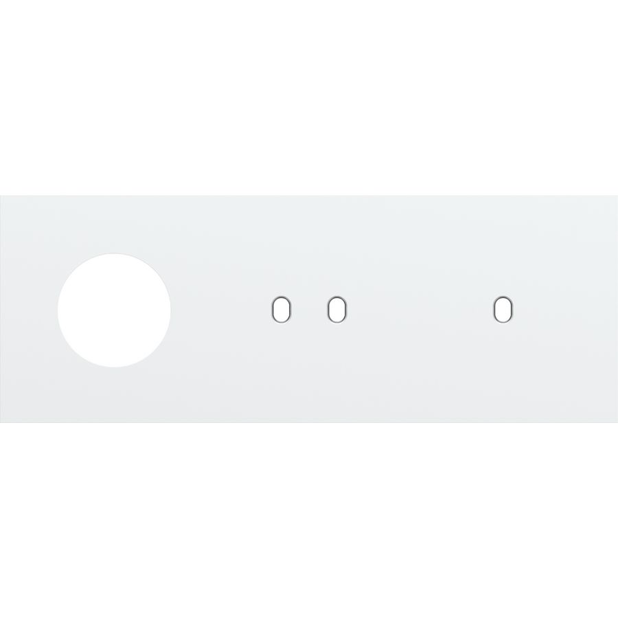 Afdekplaat 3-voud horiz. 71mm centerafst. 154-57717