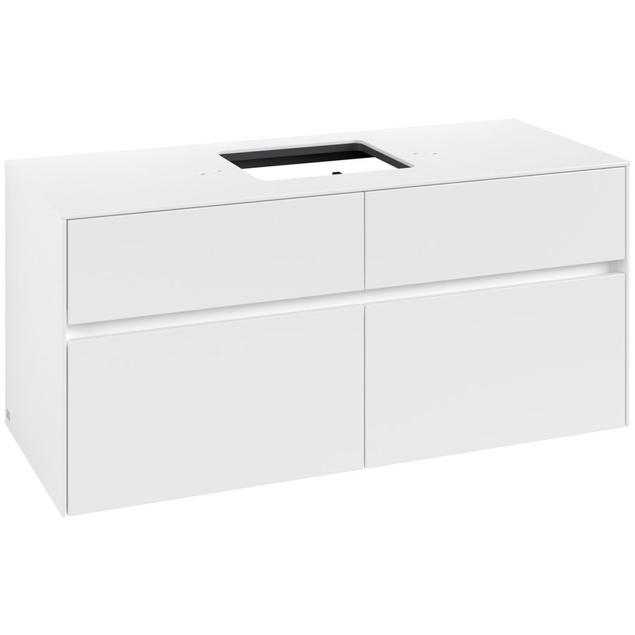 Wastafelonderkast Collaro 1200x548x500mm Wh.Matt C12800MS