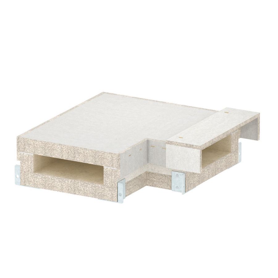 Bocht 90gr voor BSKH09-K0521 50x210 glasvezel grijs