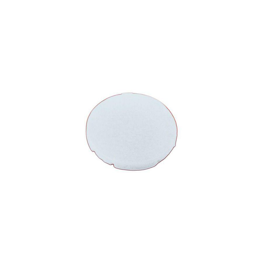 Indicatieplaatje vlak wit blanco VVE=10