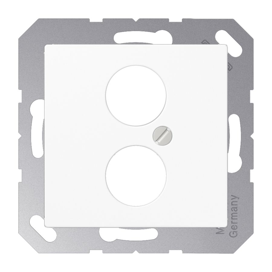 Afdekking 2-voudig A(S)500 a.wit slagv.v.audio