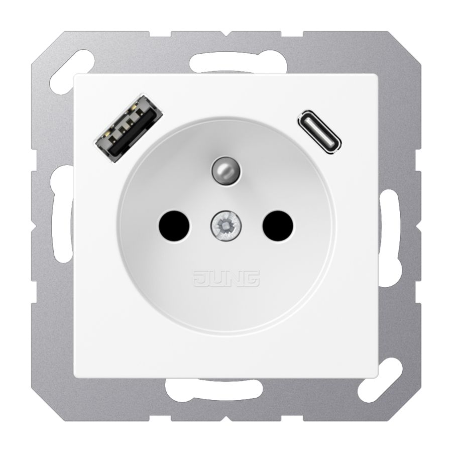 Wandcontactdoos Frans/Belgisch 16 A 250 V