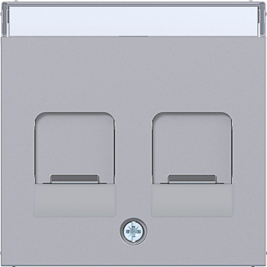 Centraalplaat KeyStone 2-v stofbescherming tekstveld A.x/C.x