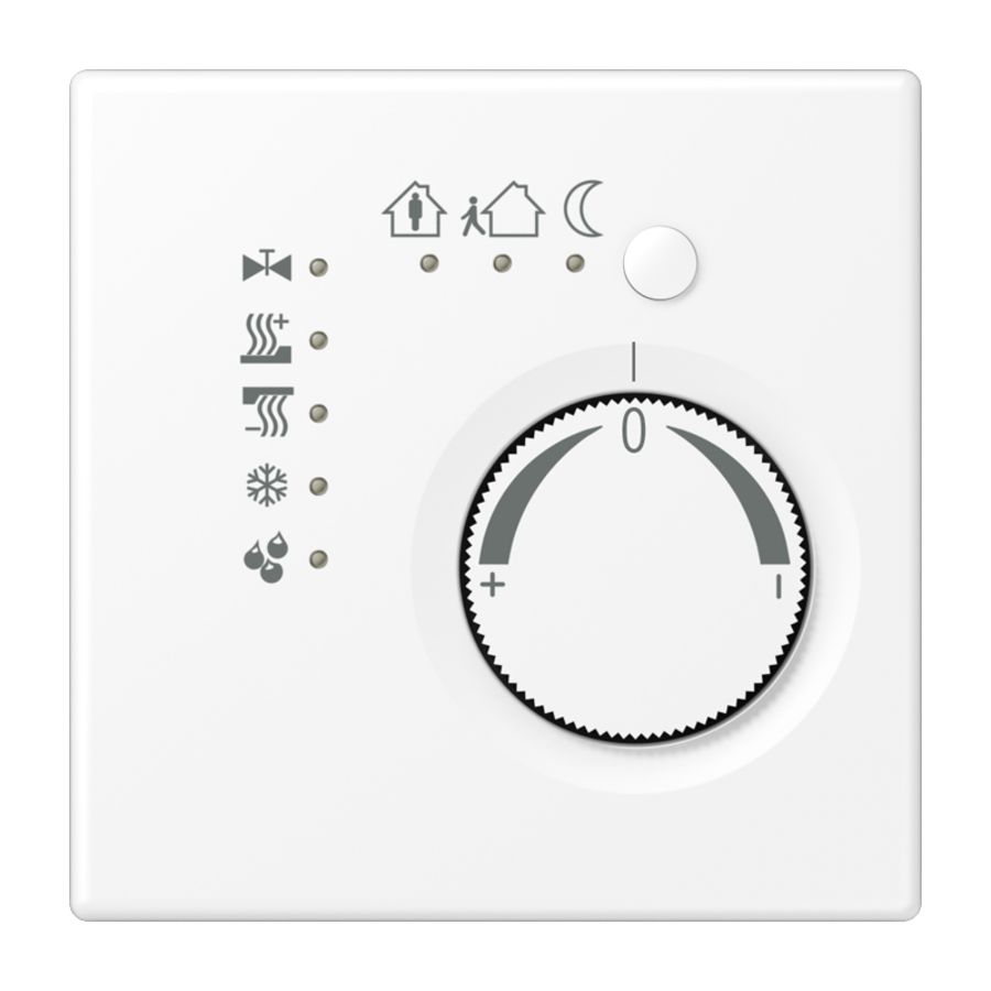 Kamerthermostaat geïntegreerde interface 4-voudig LS KNX VVE=10