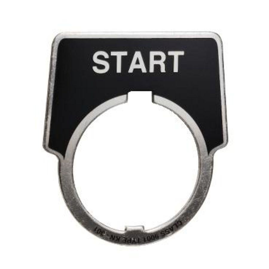 Etiket voor drukknop 30mm T-K