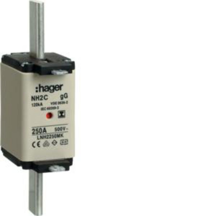 Mespatroon NH2C 250A  500V gG combimelder geisoleerd VVE=3