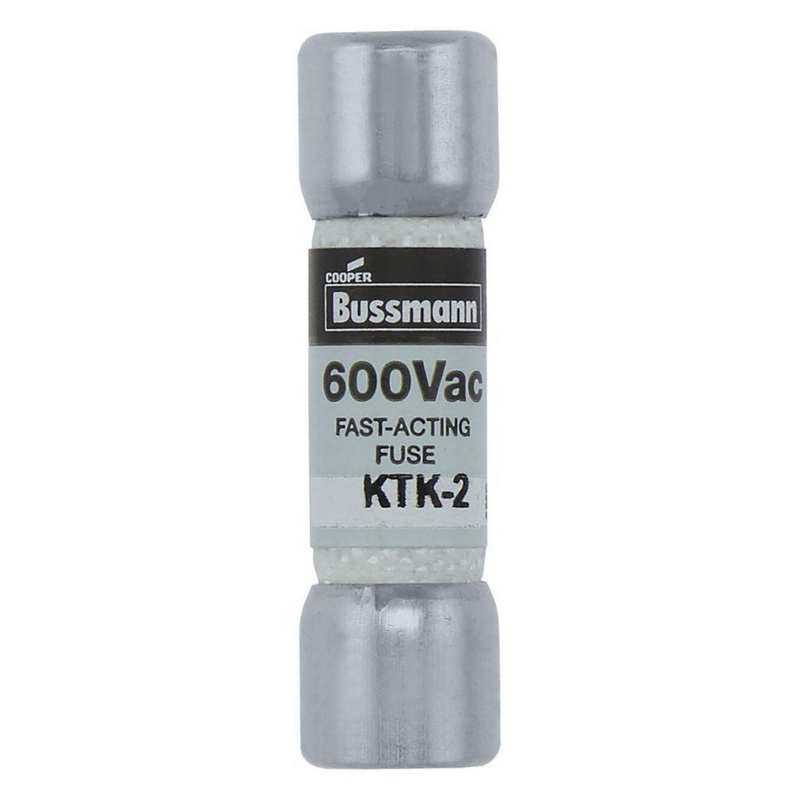 Zekering laagspanning 2A AC 600V 10x38mm UL CSA VVE=10