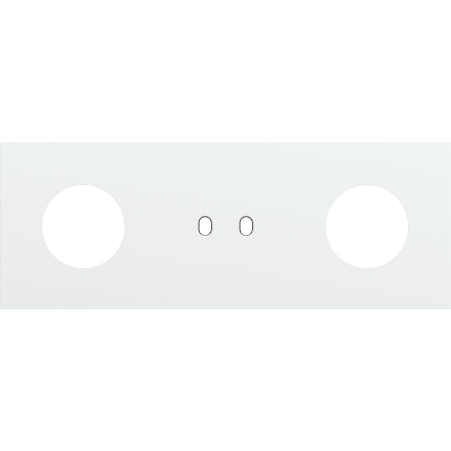 Afdekplaat 3-voud horiz. 71mm centerafst. 154-57719