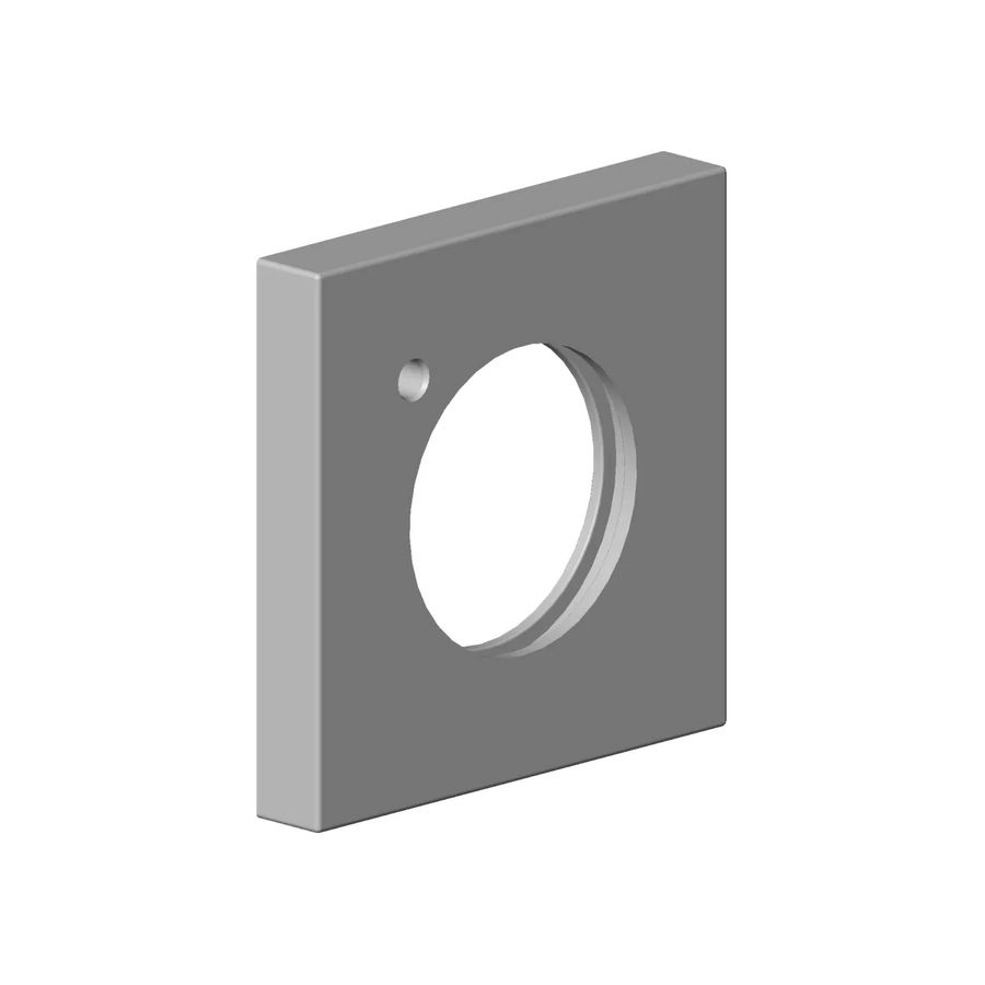 Rozet 60x60x9x33,2mm Champagne (22kt Goud)