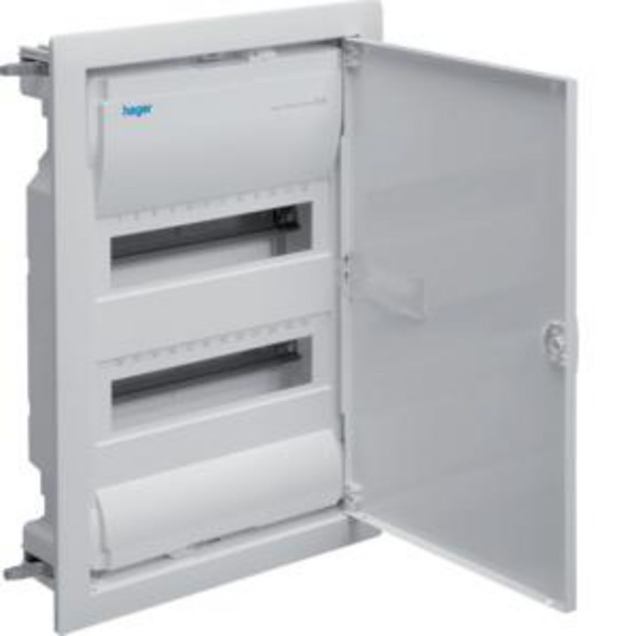 Inbouwverdeler volta IP30 505x348mm 2x12 modulen deur wit