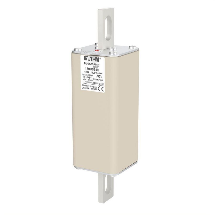 Fuse-link high speed 125A 1500 Vdc 100 kA @10 ms L/R: 250 kA