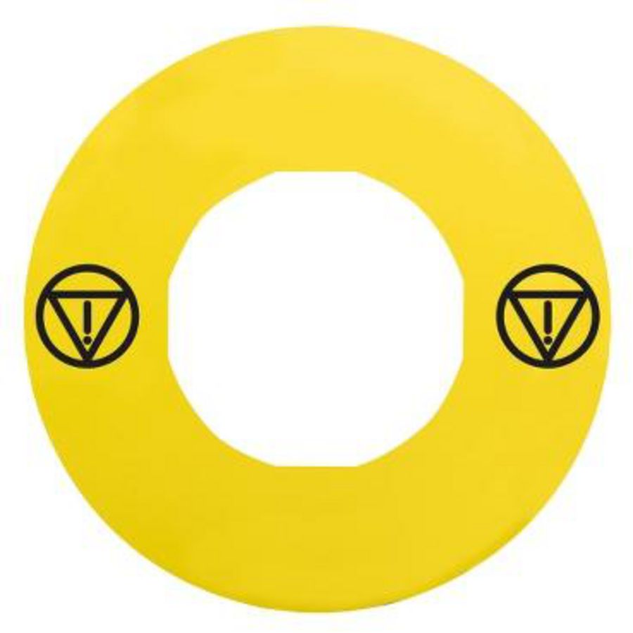Etiket voor noodstop Ø60mm Harmony XB4/XB5 VVE=10