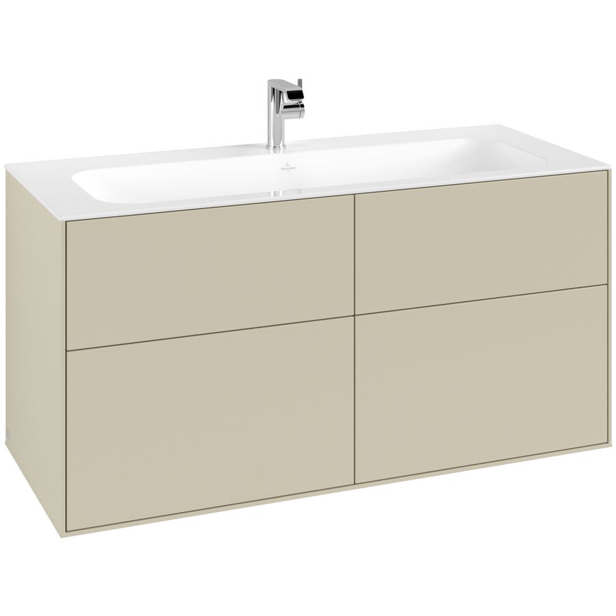 Wastafelonderkast Finion 1196x591x498mm S.Grey Matt Lacquer G05000HJ