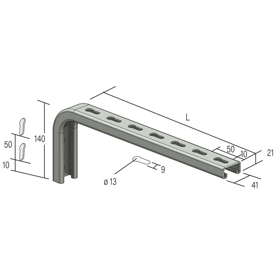 Console CC21S L200 Rvs316L
