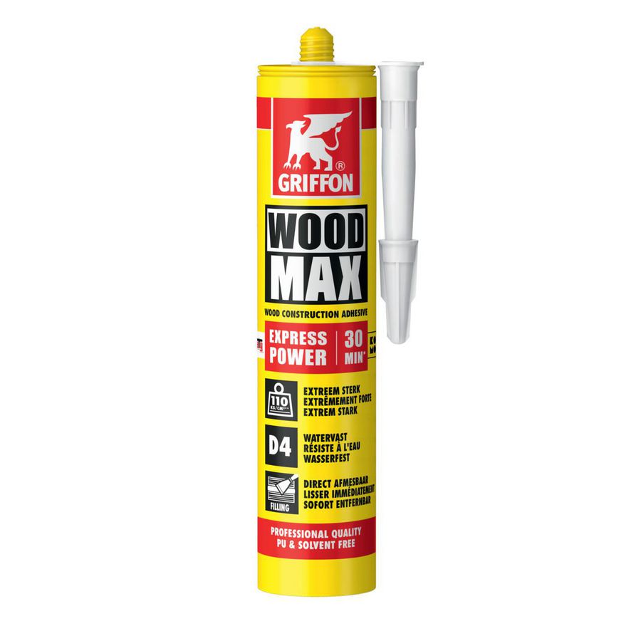Montagelijm Wood Max Express Power koker 380g VVE=12