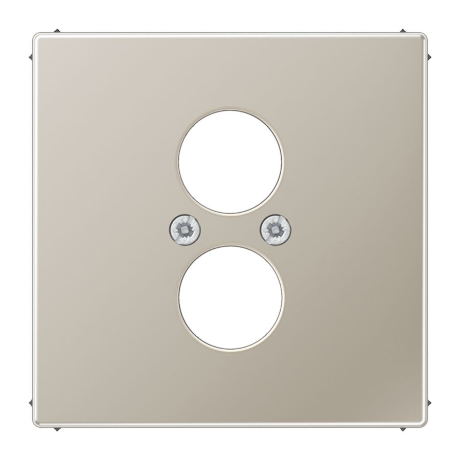 Afdekking edelstaal voor 2 x BNC en L2S LS