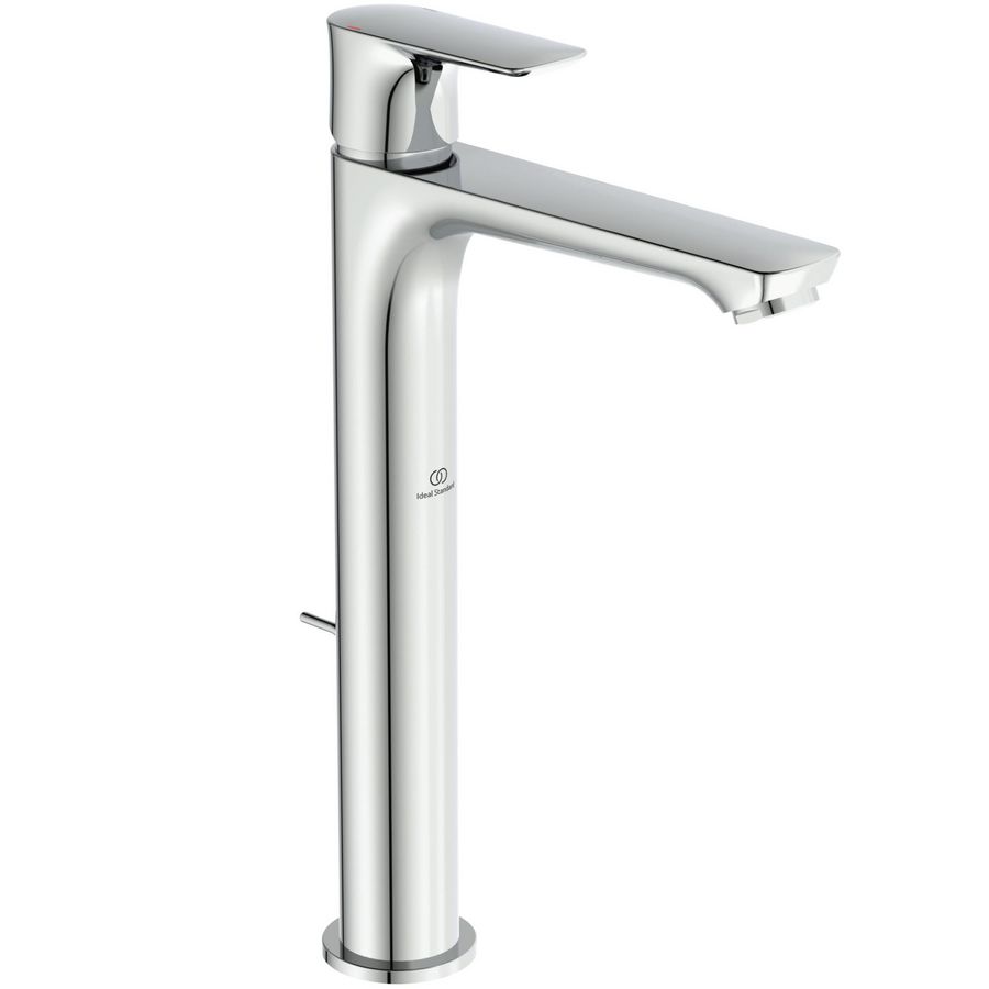 Connect air verhoogde wastafelmengkraan chroom 5l/min. incl. waste